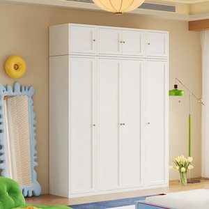 <span class=keywords><strong>Armadio</strong></span> Moderno Premium in Acciaio <span class=keywords><strong>per</strong></span> Bambini, Ecologico e Non Tossico, con Ante a Battente, Ampio Spazio di Archiviazione, Montabile a Parete <span class=keywords><strong>per</strong></span> Appartamenti e Camere da Letto - Product Image 3