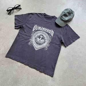 T-shirts imprimés pour hommes en gros, 100 % coton, sérigraphie, manches courtes, coupe classique, haute qualité, anti-boulochage, respirants - Product Image 4