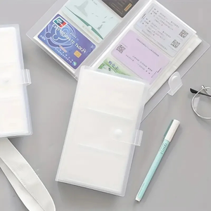 Libro de tarjetas portátil de gran capacidad MIO 84/120/240 ranuras Carpeta de álbum de Material PP para colección y almacenamiento de boletos de tarjetas fotográficas - Product Image 2