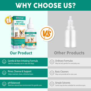 Oimmal 100ml Solution de lavage doux <span class=keywords><strong>pour</strong></span> <span class=keywords><strong>les</strong></span> <span class=keywords><strong>yeux</strong></span> des animaux de compagnie, éliminateur de taches de larmes, nettoyant <span class=keywords><strong>pour</strong></span> <span class=keywords><strong>les</strong></span> <span class=keywords><strong>yeux</strong></span>, anti-infection, mucosité, gouttes <span class=keywords><strong>pour</strong></span> <span class=keywords><strong>les</strong></span> <span class=keywords><strong>yeux</strong></span> <span class=keywords><strong>pour</strong></span> chiens et chats - Product Image 6