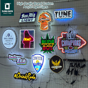 Trung Quốc nguồn nhà máy biểu tượng tùy chỉnh chữ Slim ánh sáng LED Acrylic dẫn đăng ký ánh sáng Hộp signage enseigne Lumineuse Neon Đăng - Product Image 1