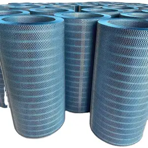 Cung cấp các yếu tố lọc bụi mặt bích vuông Polyester chất lượng cao