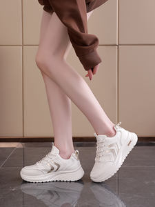 Chaussures décontractées tendance simples, design tendance, respirantes, doublure douce, résistantes à l'usure, antidérapantes, style urbain, chaussures pour femmes - Product Image 1