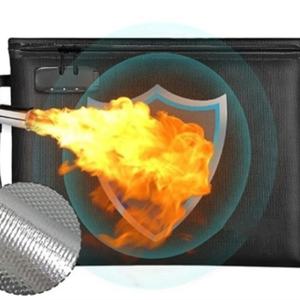 Bolsa Impermeable para Documentos, Bolsa de Seguridad para Almacenamiento, Ignífuga, con Cierre, para Dinero, en Oferta - Product Image 3
