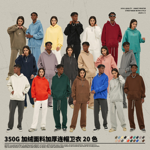 Sudaderas con capucha personalizadas para hombre, chándal con estampado de logotipo, 100% de algodón, de talla grande, unisex, pulóver, sudadera con capucha para hombre - Product Image 1