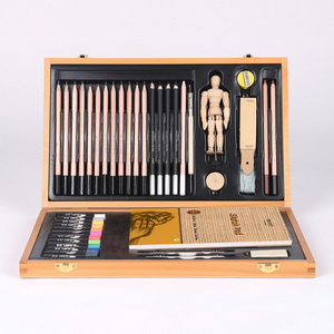 41pcs <span class=keywords><strong>Professionale</strong></span> della Pittura di Disegno Disegno Deluxe Art Set di Arte Set di Cancelleria Per I Bambini - Product Image 5
