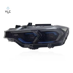 Faros Delanteros LED YLC para <span class=keywords><strong>BMW</strong></span> F30 F35 328i 335i <span class=keywords><strong>330d</strong></span>, Actualización de Faros Delanteros, Estilo Láser, Ensamblaje de Luces Delanteras, Conversión - Product Image 4