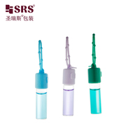 Conception unique 1ml 2ml 3ml 5ml 8ml 10ml rouleau de verre sur la bouteille avec la couleur faite sur commande de bouchon de silicone