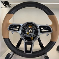 Volant en fibre de carbone pour Porsche 981 991 992 718 Macan Panamera 971 Cayenne Taycan Boxster Cayman GT Macan