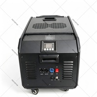 FEIYUEYUE Machine à brouillard électrique RC&DMX 3000W à double sortie, à base d'eau, pour effets de brouillard au sol, portée 150m, pour mariages et scènes