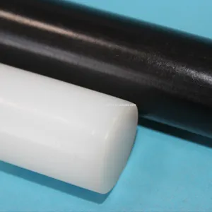 UHMWPEプラスチックロッド/バー直径10mm-200mm高耐摩耗性エンジニアリングプラスチック