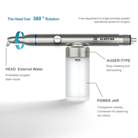 Système de polissage dentaire à air comprimé AI-AP2, micro-sablage à l'oxyde d'aluminium avec pulvérisation d'eau interne pour le nettoyage buccal et l'élimination des taches