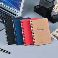 Cuaderno Espiral de Cuero PU con Estampado de Dibujos Animados para Niños, Tela PP, Encuadernación con Alambre, Tamaños B5/B6/A5/A6/A4, Regalo para Estudiantes de Primaria