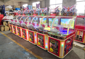 Nouvelle Machine de Jeu d'Arcade Électrique pour Enfants : Pistolet à Monnayeur Tirant des Balles, Dinosaure de Combat - Product Image 4
