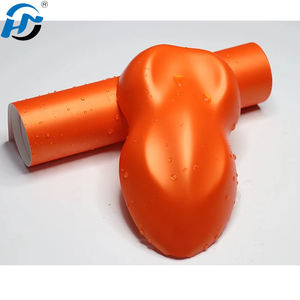 ม้วนเต็มรูปแบบทำจากไวนิลเคลือบเงารถยนต์สีส้มเข้มพิเศษใช้1.52x1 8ม./5x60FT - Product Image 6