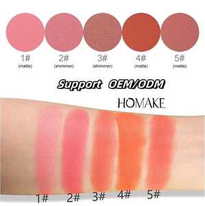 Tùy Chỉnh Logo Riêng Cao Sắc Tố Khoáng <span class=keywords><strong>Blush</strong></span> Cho Công Bình Tone Da Báo Chí Bột Má Trang Điểm Với Trường Hợp Màu Đen Nhãn Hiệu Riêng - Product Image 4