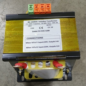 Transformador de Control Aislado para Lavadora de Hotel u Hospital, 160VA 250VA, Monofásico - Product Image 3