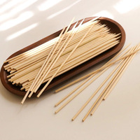 Brochettes de barbecue en bambou naturel de 200 mm, durables et de haute qualité, brochettes de barbecue rondes en bambou de haute résistance et durabilité, vente en gros
