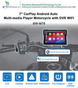 IP67 Waterproof Motorcycle Electronics Global <strong>Navigation</strong> <strong>System</strong> 7 Inch Smart Screen Supports Wireless Carplay Android AUTO - Product Image 3