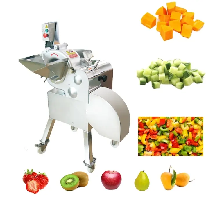 CD-800 Cortadora comercial de frutas y verduras cortadora de cubos de coco, mango, fresa, patata