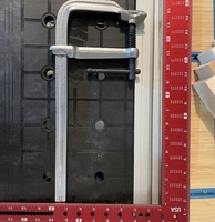 Serre-joint en F robuste pour le travail du bois avec bras coulissant et poignée en T, serre-joint en F réglable