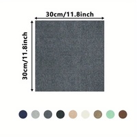 Tapis de sol en plastique de luxe peler et coller les carreaux de tapis autocollant lavable réutilisable auto-adhésif épaissi Polyester tapis