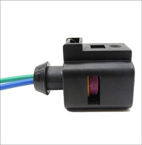 Wire 2 Pin Sensor konektor tahan air Plug Pigtail kawat listrik Harness untuk Audi VW Skoda VAG - Product Image 3
