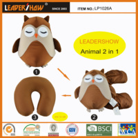 Oreiller de voyage 2-en-1 et peluche design abeille – Confort doux pour enfants et adultes, idéal maison, voiture, avion – Décoration mignonne, cadeau