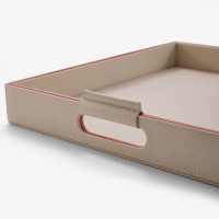 Plateaux de rangement en cuir faits à la main – Style américain pour la maison/chambre d'hôtes, bureau, salon, rangement de vêtements et d'épices