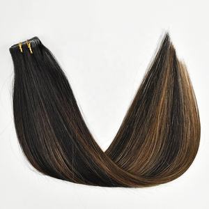 Extensiones de Cabello Virgen Brasileño Amygirl, Precio de Fábrica, Cabello Crudo sin Procesar, Cutícula Alineada, Trama Única, Solo Color Más Oscuro - Product Image 3