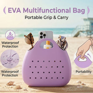 กระเป๋า HGD 2026 แฟชั่นใหม่ EVA อเนกประสงค์ พกพาสะดวก กันน้ำ น้ำหนักเบา สำหรับชายหาด สระว่ายน้ำ กิจกรรมกลางแจ้ง กระเป๋าคลัทช์สำหรับผู้หญิง - Product Image 4