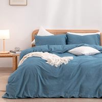 Ensemble de housse de couette en satin 100% coton tissé moderne de haute qualité Cloudland avec draps et taies d'oreiller
