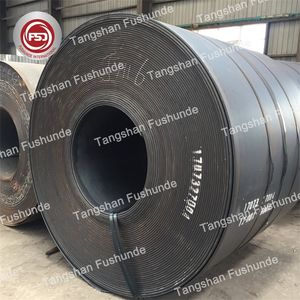 Bobina de placa de acero al carbono más vendida de Fushunde laminada en caliente con bajo MOQ que cumple con los estándares ANSI y JIS para corte por doblado de soldadura - Product Image 2