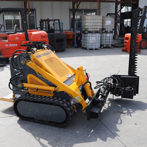 Mini Traktor <span class=keywords><strong>Loader</strong></span> Sekop Salju Listrik Skid Steer Crawler <span class=keywords><strong>Loader</strong></span> YF380 dengan Komponen Hidrolik MOOG - Product Image 3