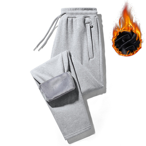 <span class=keywords><strong>Pantaloni</strong></span> Sportivi <span class=keywords><strong>Invernali</strong></span> da Uomo <span class=keywords><strong>in</strong></span> Pile Pesante di Cotone, <span class=keywords><strong>Pantaloni</strong></span> da Jogging Casual Elasticizzati e Caldi - Product Image 5