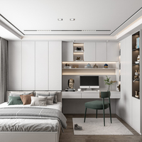 Lits Tatami en MDF Écologiques pour Toute la Maison, Design Moderne et Gain de Place pour Chambre à Coucher, Fabrication Directe, Options de Taille et de Couleur Personnalisables
