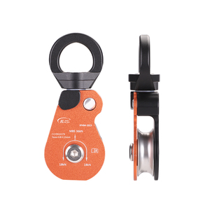 Chất Lượng Cao Hợp Kim Nhôm Leo Núi Đu Pully Nhôm Bánh Xe Cứu Hộ Ròng Rọc - Product Image 4