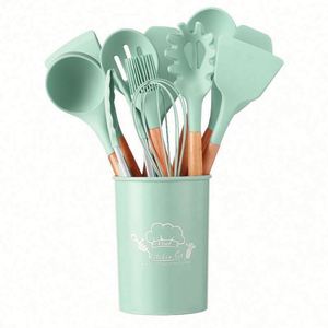 Lot de 20 ustensiles de cuisine en silicone, ensemble d'outils de cuisson et de couteaux - Product Image 4