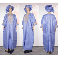 Robes Africaines Boubou de Dubaï Sur Mesure Grandes Tailles pour Femmes Robe Longue Coiffe Hijab Abaya Djellaba
