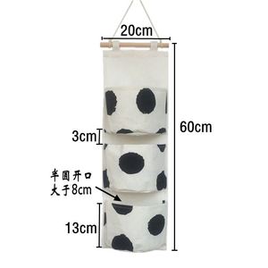 Over Door Organizer,3 Pockets Foldable Hanging Organizer Closet Door Organizer Hanging Storage Bag Nursery Closet Cabinet - Product Image 3