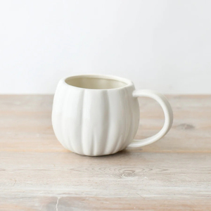 Tasse à café en céramique décorative pour Halloween tasse crème blanche en forme de citrouille tasse à thé au lait et à l'eau pour le bureau et la maison - Product Image 3
