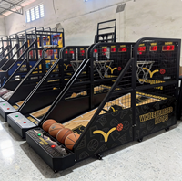 Machine de basket-ball pliable AMA, portable, pour l'intérieur, jeu d'arcade de basket-ball de rue pour parc d'attractions
