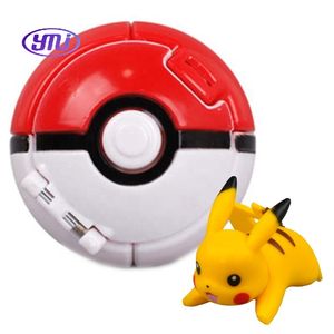 Nuovo stile Flip <span class=keywords><strong>Pet</strong></span> che esplode 7cm a forma di palla a Pokemoned Psyduck Pika Charmander Bulbasaur Action Figure con Pokes Ball - Product Image 4