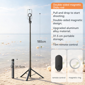 Nuovo Arrivo Y30 Asta Selfie 1.8M con Treppiede Magnetico e Supporto Telefono Bifacciale per Vlogging all'Aperto, Live Streaming e Registrazione - Product Image 3