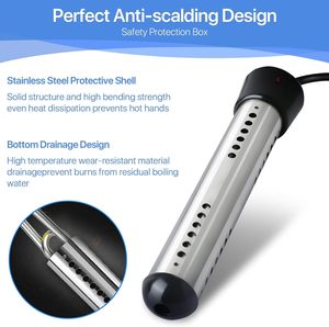 Chauffe-eau électrique à immersion 1500W, chauffe-eau instantané pour <span class=keywords><strong>cuisine</strong></span>, salle de bain, piscine - Product Image 2