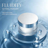 Poudre libre fixatrice de maquillage à base de plantes, naturelle, résistante à l'eau et à la transpiration, contrôle du sébum, pour tous types de peaux