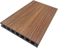 Diseño moderno 3D decorativo Wpc cubierta compuesta de madera al aire libre Co-extruido tapado Anti Uv suelo de madera y plástico