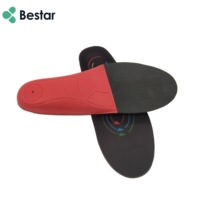 Semelles orthopédiques EVA ergonomiques avec soutien de la voûte plantaire, guide de pression, inserts de chaussures pleine longueur pour pieds plats, surpronation et soulagement de la douleur au pied