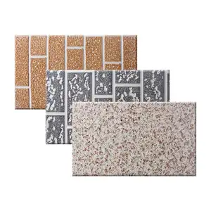 Exterior Decoration insulated prefab house decorative wall roof eps polyurethane PU Sandwich Panels fireproof