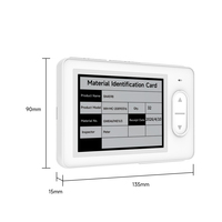 Label Rak Elektronik Gudang Industri MinewTag 4.2" Pick-to-Light untuk Baterai Magnetik 5.0 yang Dapat Diganti (5 Tahun)